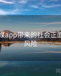 蜜桃传媒app带来的社会正面效应与风险