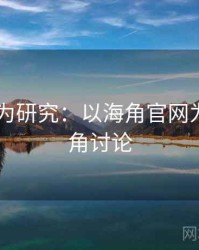 2025行为研究：以海角官网为例，海角讨论