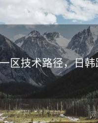 日韩一区技术路径，日韩路线1