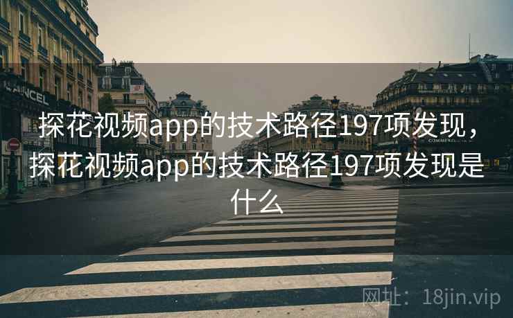 探花视频app的技术路径197项发现，探花视频app的技术路径197项发现是什么