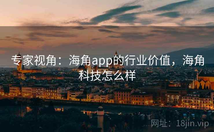 专家视角：海角app的行业价值，海角科技怎么样